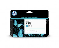 HP 728 130-ml Cyan DesignJet Ink Cartridge